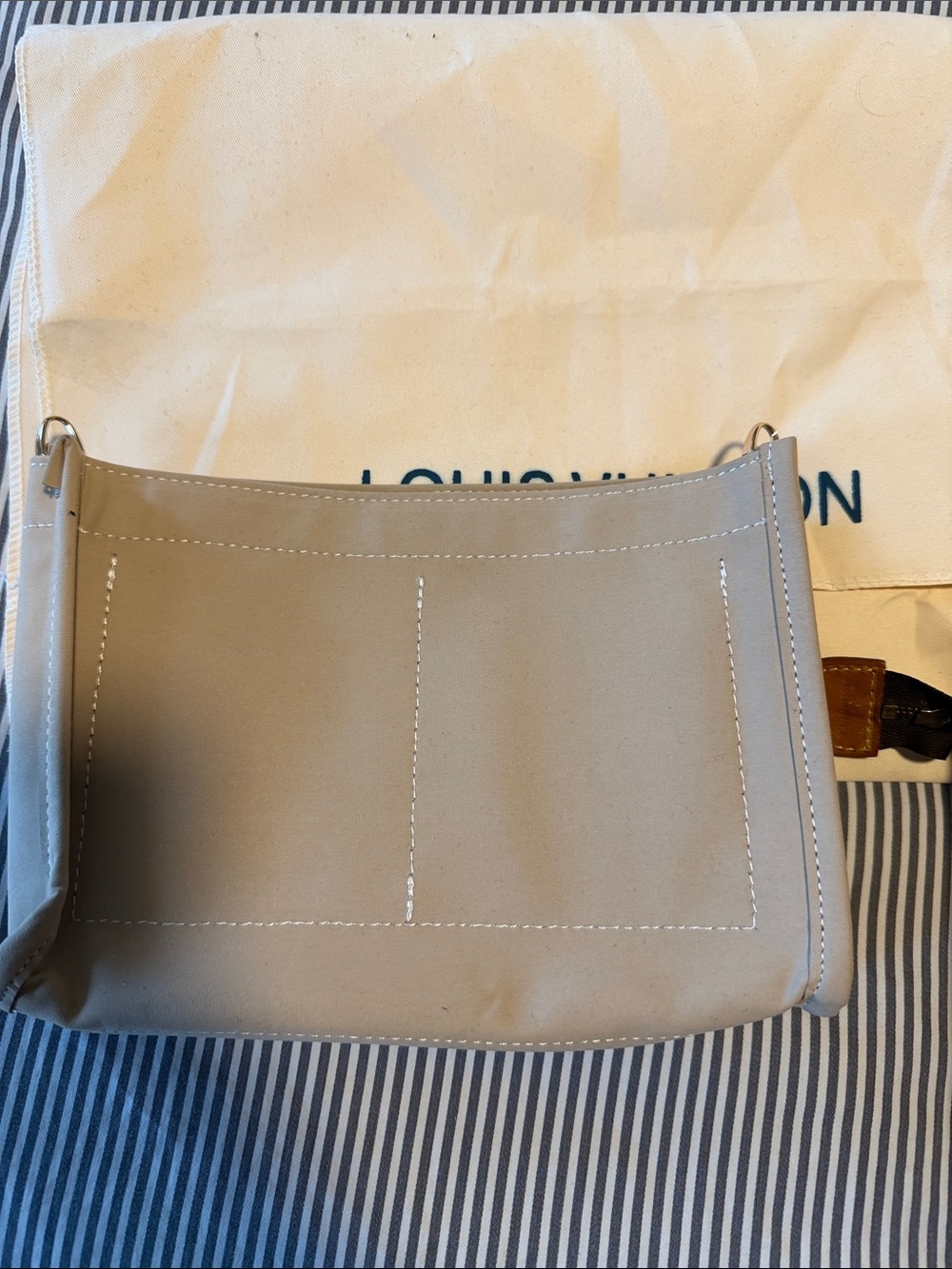 Louis Vuitton Monogram Toiletry Pouch in Brown and Gold - Picture 7 of 10